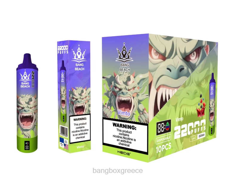 Bang Box Price - Bang Beach Έξυπνη οθόνη 22000 ρουφηξιών vimto ZB0418