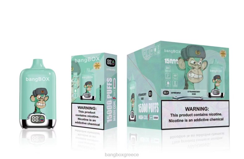 Bang Box Θεσσαλονικη - Bang Box 15000 ρουφηξιές ακτινίδιο φράουλα ZB0439