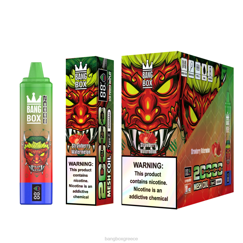 Bang Box Vape - Bang Box Έξυπνη οθόνη 20000 ρουφηξιών καρπούζι φράουλα ZB0452
