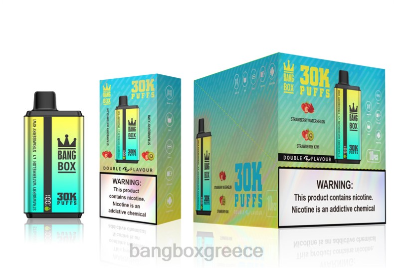 Bang Box Vape - Bang Box 30000 ρουφηξιές διπλές γεύσεις καρπούζι φράουλα & ακτινίδιο φράουλα ZB0464