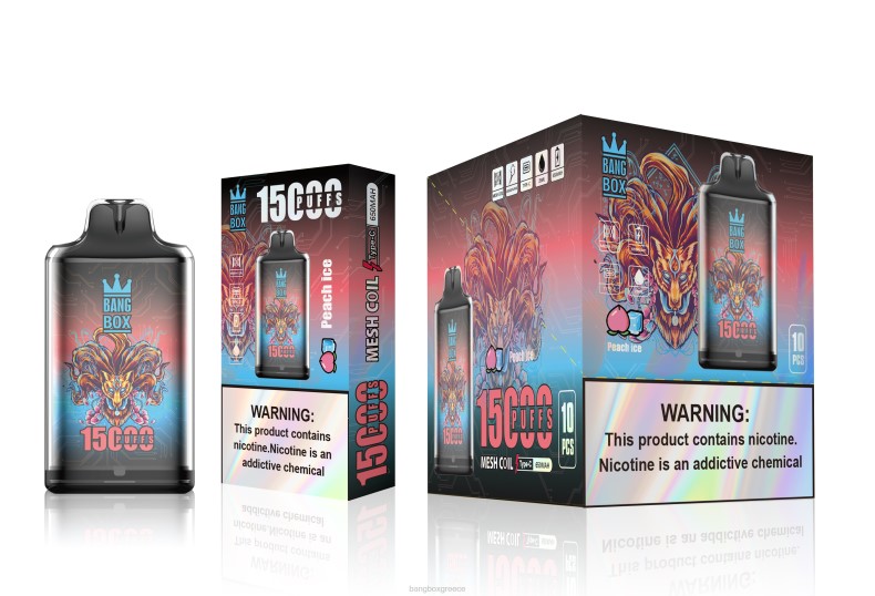 Bang Box Price - Bang Box s1-15000 ρουφηξιές πάγος ροδάκινου ZB04102