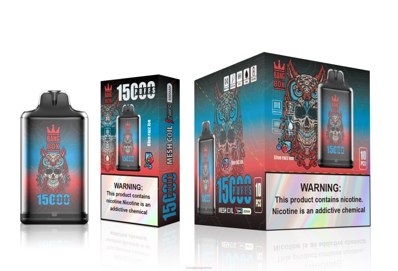 Bang Box Price - Bang Box s1-15000 ρουφηξιές μπλε πάγος razz ZB04108