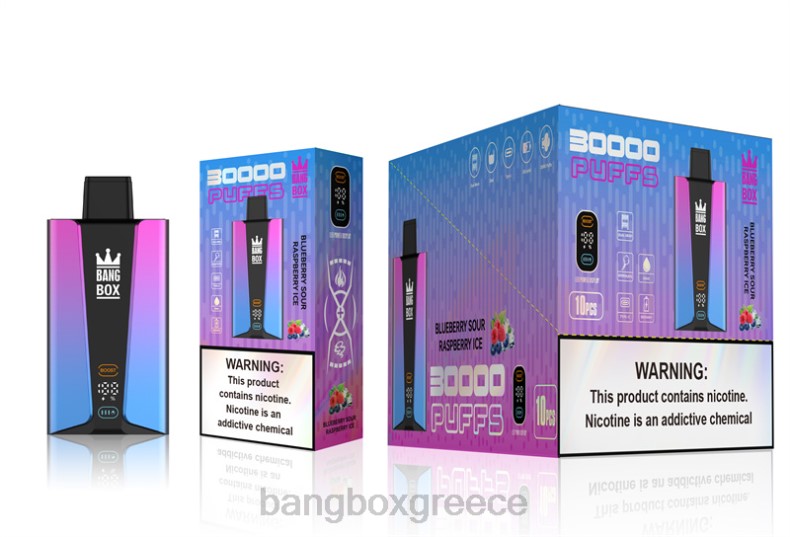 Bang Box Θεσσαλονικη - Bang Box Έξυπνη οθόνη 30000 ρουφηξιών βατόμουρο ξινό πάγο βατόμουρο ZB0481