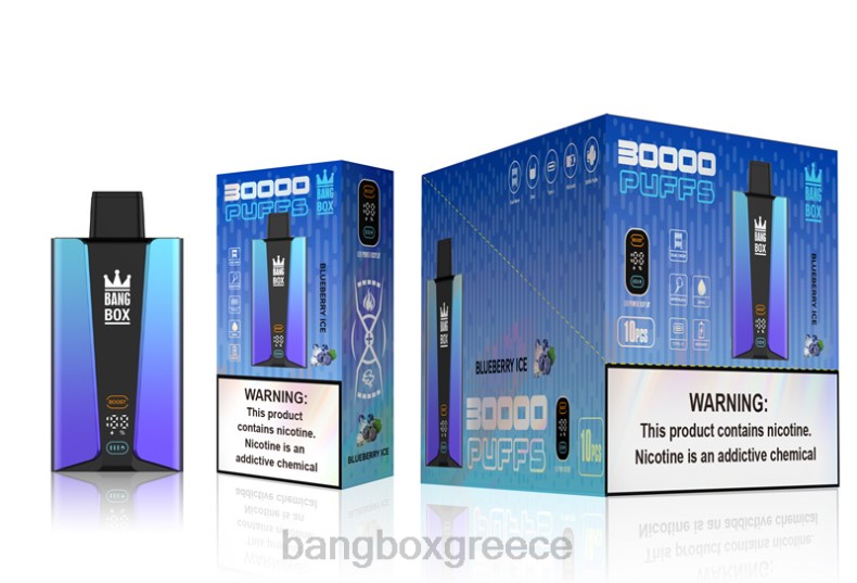 Bang Box Greece - Bang Box Έξυπνη οθόνη 30000 ρουφηξιών πάγος βατόμουρου ZB0479