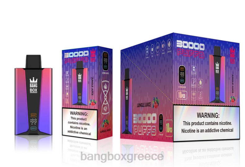 Bang Box Price - Bang Box Έξυπνη οθόνη 30000 ρουφηξιών χυμό ζούγκλας ZB0478