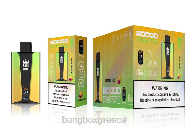 Bang Box Price - Bang Box Έξυπνη οθόνη 30000 ρουφηξιών φρούτο του πάθους ZB0484