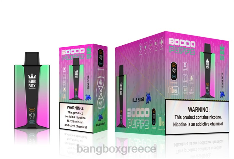 Bang Box Vape - Bang Box Έξυπνη οθόνη 30000 ρουφηξιών μπλε έκρηξη ZB0482